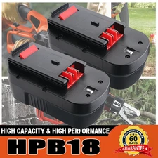 2Pack 18V for Black and Decker HPB18 18 Volt 4.8Ah Battery HPB18-OPE 244760-00A✅