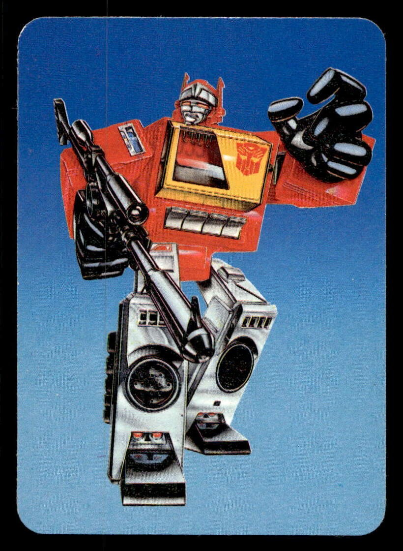 1985 Hasbro Transformers #19 Blaster Blue Variation