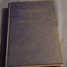 Topology James Dugundji Hardcover 1967 3rd Print Allyn Bacon Math Book Vintage
