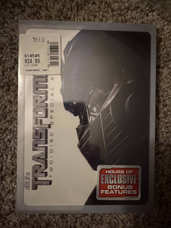 Transformers [2-Disc Special Edition] with Plastic Slipcase (DVD, 2007) - NEW!