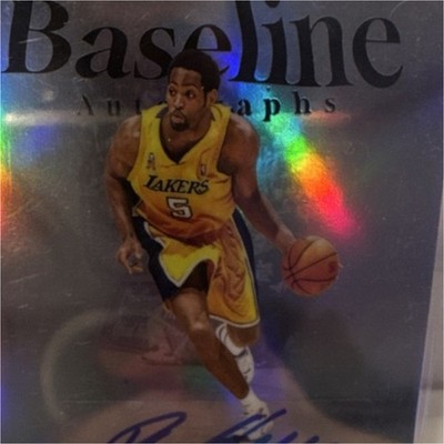 2025-26 Topps Finest Baseline Autographs Refractor Robert Horry Lakers #BA-RH