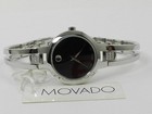 Movado Women's Swiss Amorosa Diamond-Accent Stainless Steel Bangle Watch NO BOX — photo 2