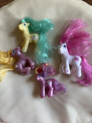 Vtg My Little Pony Assorted Lot of 4 Figures Various Years Y2k 2000s