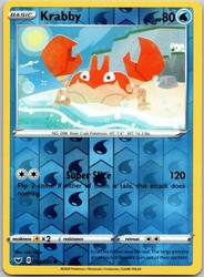 Krabby 043/202 Sword & Shield Reverse Holo Common