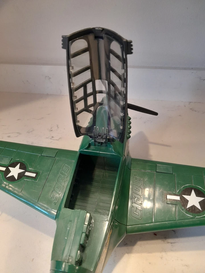 Hasbro GI Joe ARAH Savage 1994 - P-40 Warhawk Segunda Guerra Mundial avión de combate funcionando Foto 4 de 4