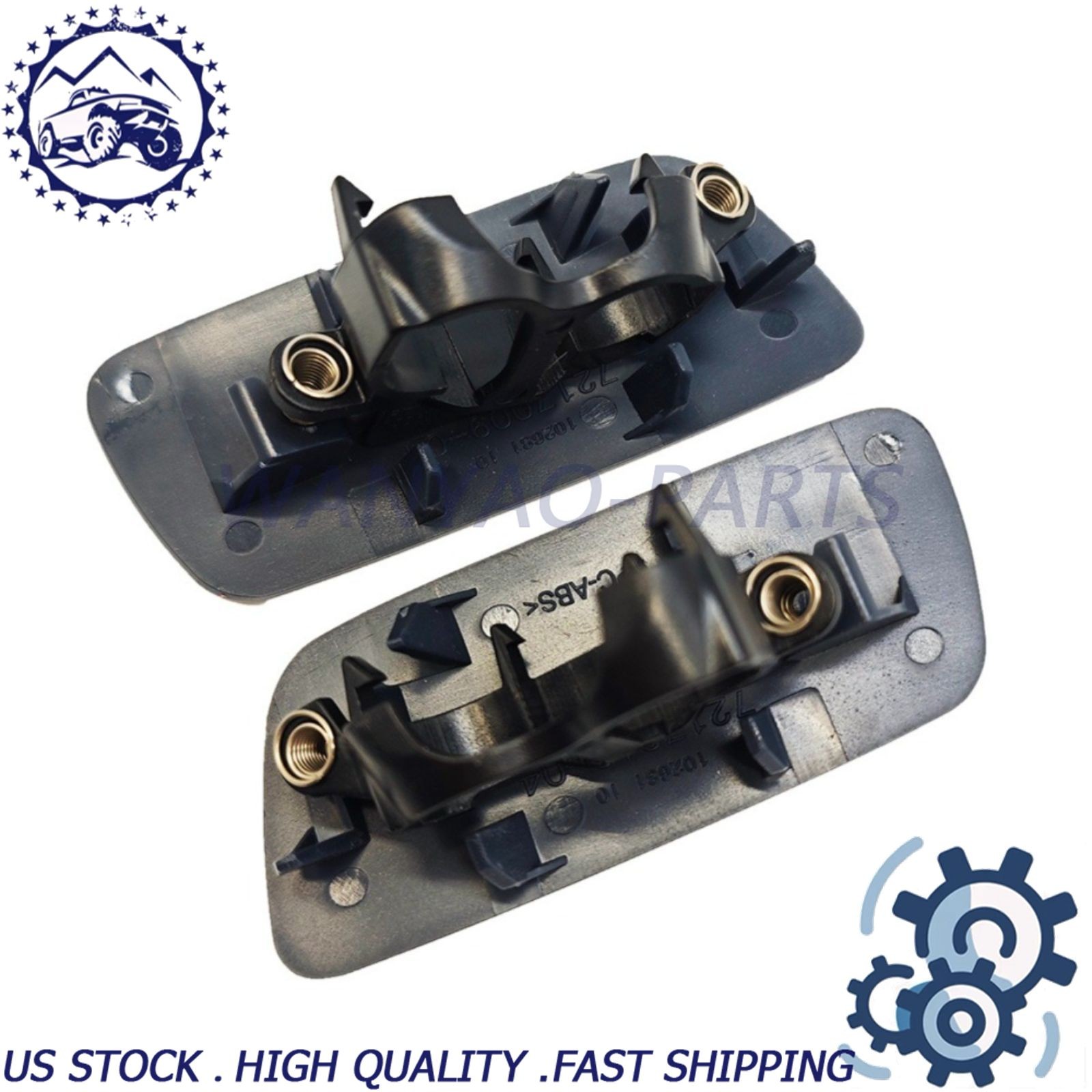 For 10-18 Rolls-Royce Ghost Pair Headlamp Washer Cover Front LH RH 61677244959