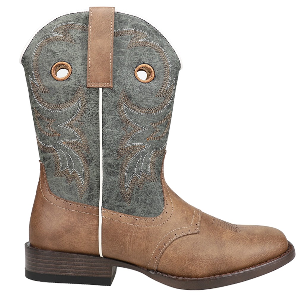 Roper Daniel Embroidered Square Toe Pull On Cowboy Mens Size 115 M Casual Boot 10690₽