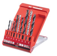 Kombibohrer-Satz 9-Tlg FüR Metall, Stein, Holz - Kwb Bohrer-Set