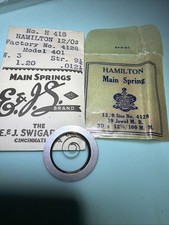 Hamilton Mainspring 12/0 Model 401 - 12/0s - Strength 9 1/4