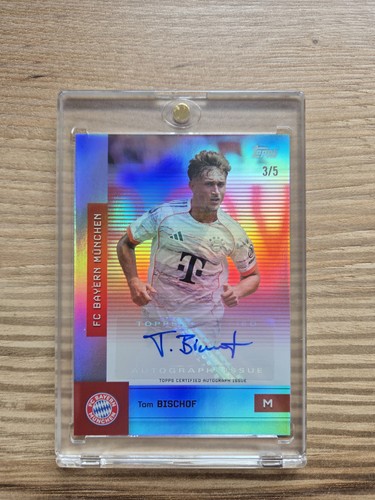 Topps FC Bayern München Team Set 25/26 Tom Bischof  Auto    3/5