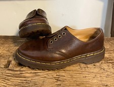 Vintage DR. DOC MARTENS Made in England MIE Brown 1561 Shoes UK 6 US 7 1561/59