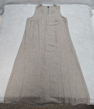 SHEIN Curve Sleeveless Heathered Maxi Dress 1XL With V-Neck Women's Size 1XL