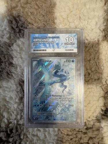 The Pokémon Company Articuno 161/159 SV09 Holo Illustration Rare Ace Graded 2025