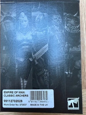 Empire Of Man Classic Archers NEW OOP - 10 x Unpainted metal The Old World