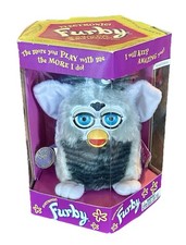 New Vintage Koala Raccoon Furby 1998/1999 Original Sealed Box Rare Blue Eyes
