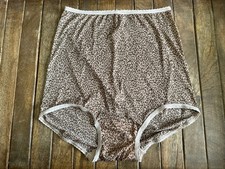Vtg Bali 6 M Luxe Animal Print Panties Briefs