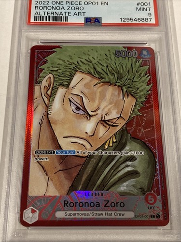 Roronoa Zoro (Parallel) graded PSA 9 for sale on eBay