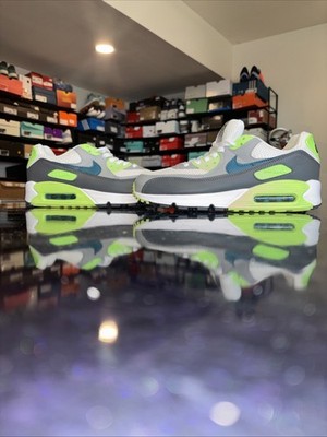 Nike Air Max 90 Split Swoosh Aquamarine DJ6897-100 9.5M Preowned Tried On Only