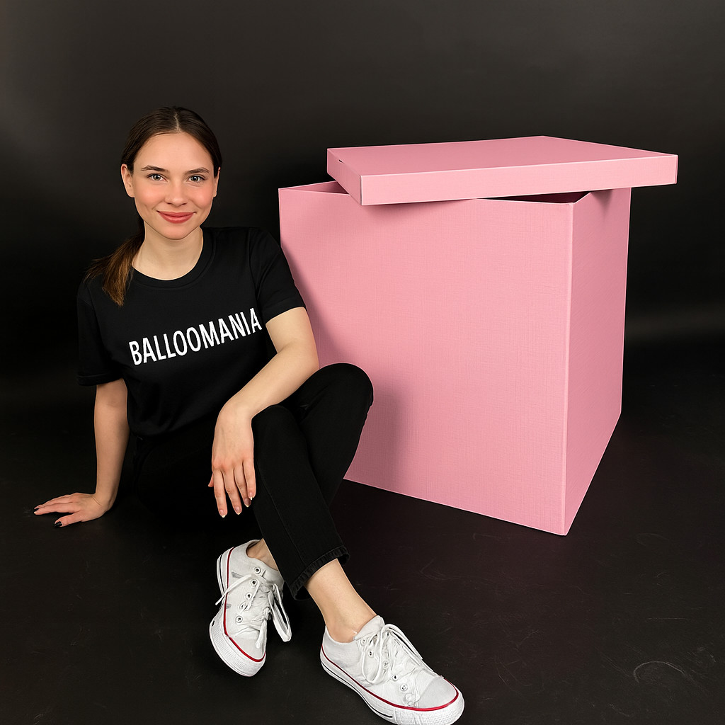 Surprise Box 28" For Balloons – Black / Red / White / Pink / Green / Light Blue