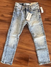 Boy s Size 7 Old Navy Karate Slim Jeans W/ Adjustable Waist Stretch New W/ Tags