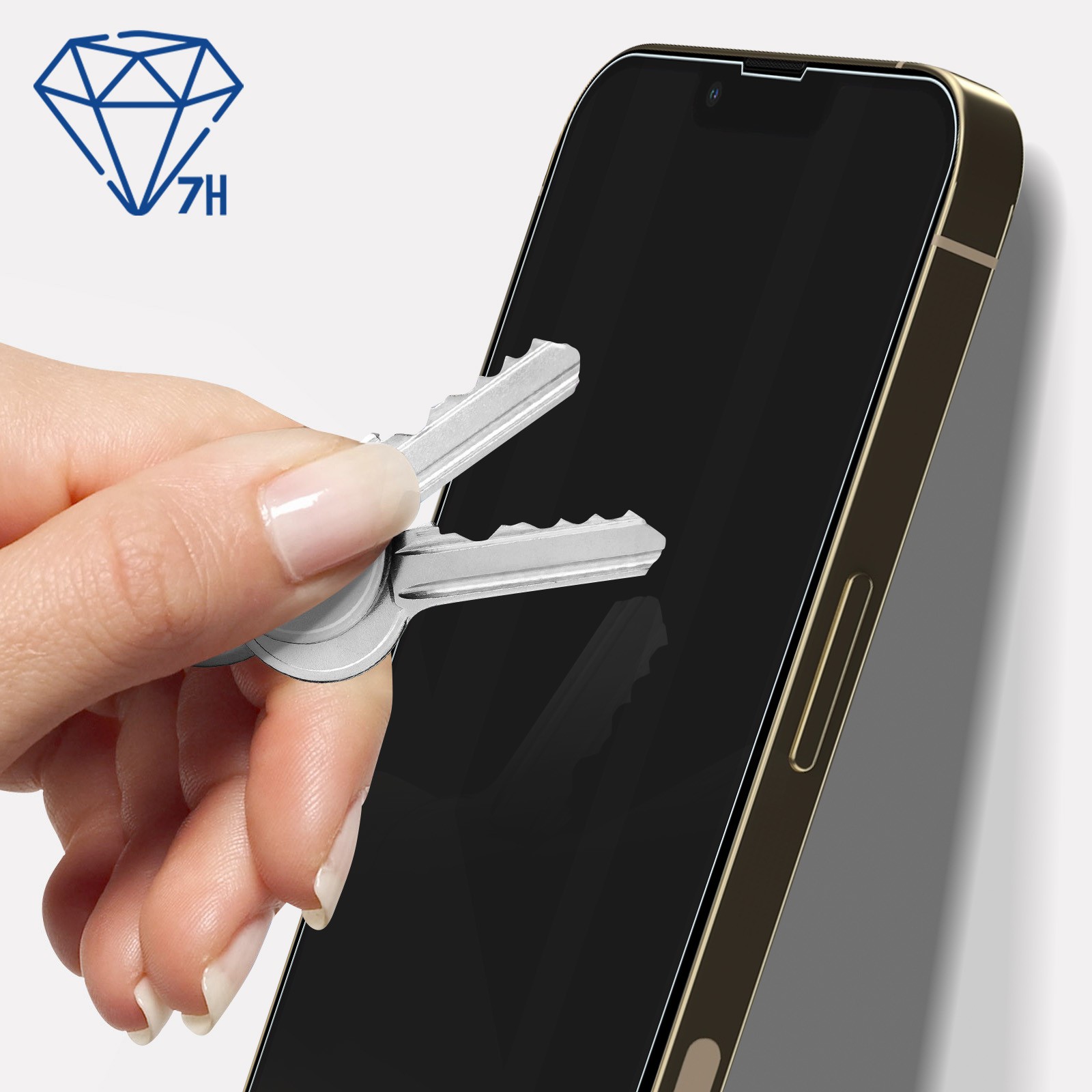Verre flexible 7H incassable 3mk protection écran iPhone 13