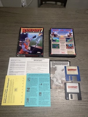 Rampart for PC. Big Box (3.5 floppy). Nice!