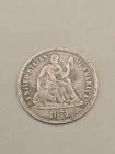 1871 Seated Liberty Silver Half Dime 5c