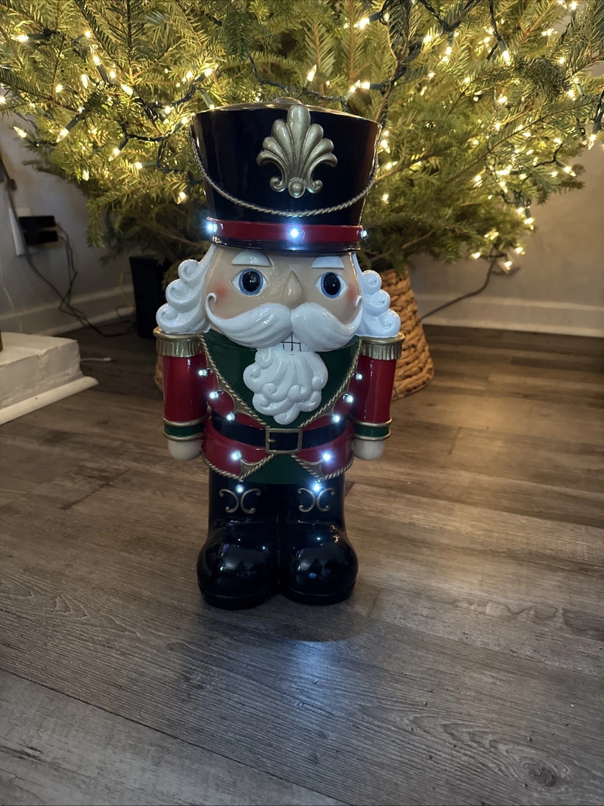 17" Nutcracker With LED Lights - New