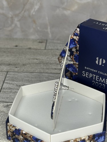 BP “Doughnuts Of Sparkle” Sept 2024 RBP6439 LC Sapphire Rhodium Plated NIB - Picture 3 of 4