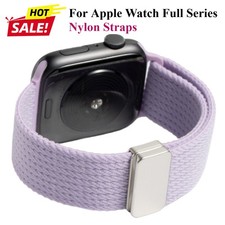 Elastic Nylon Band Strong Magnetic Clasp for Apple Watch Ultra 11 10 9 8 7 6 5 4