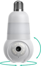 Luna Light Bulb Security Cameras Wireless Outdoor Indoor, 360&deg; Pan Tilt, Color N