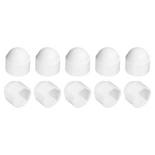 10pcs nut cover M18x26x32mm white