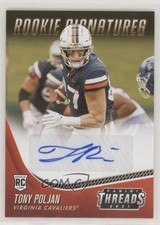 2021 Panini Chronicles Draft Picks Bronze Tony Poljan #TS-TPJ Auto 0m4q