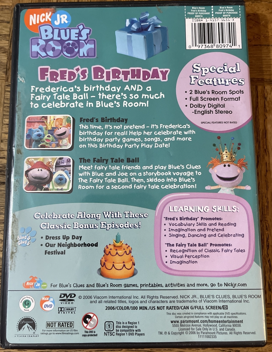 Blues Room - Freds Birthday (DVD, 2006) for sale online | eBay