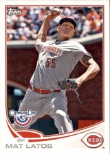 2013 Topps Opening Day - Mat Latos Cicinnatti Reds #10