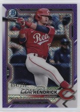 2021 Bowman Chrome Prospects Mega Box Purple Mojo Refractor Austin Hendrick 04zt