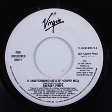 Electronic 45 SNEAKER PIMPS 6 Underground VIRGIN with jukebox tag k