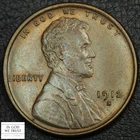 1912 S Lincoln Wheat Copper Cent 1C (MS CH UNC)