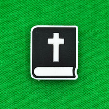 Christian Bible Shoe Clog Charm Jesus Christ Religion Charm Compatible with Croc