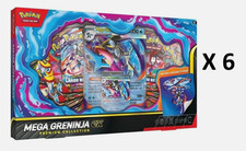 Pokemon TCG: Mega Greninja EX Premium Collection Box: Sealed Case of 6 boxes