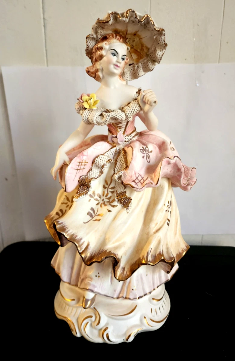 Victorian Woman Figurine In Occupied Japan Collectibles for sale