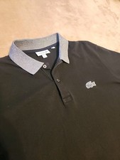 Lacoste Regular Fit mens polo shirt XXL Fr 7 Black short sleeve 2xl