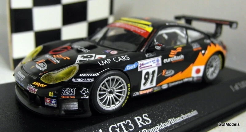 Minichamps 1/43 Porsche 911 GT3 RS 24H Le Mans 2005 T2M M/Sport 400 056981 Foto 3 de 4