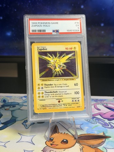 Zapdos graded PSA 5 for sale on eBay