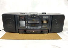 JVC PC-X200 Boombox CD/Cassette Auto Reverse -Read Descriptn.-PARTS/REPAIR ONLY