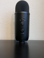 Blue Yeti USB Microphone Only -No Stand/wires-Black WORKS-GREAT CONDITION 
