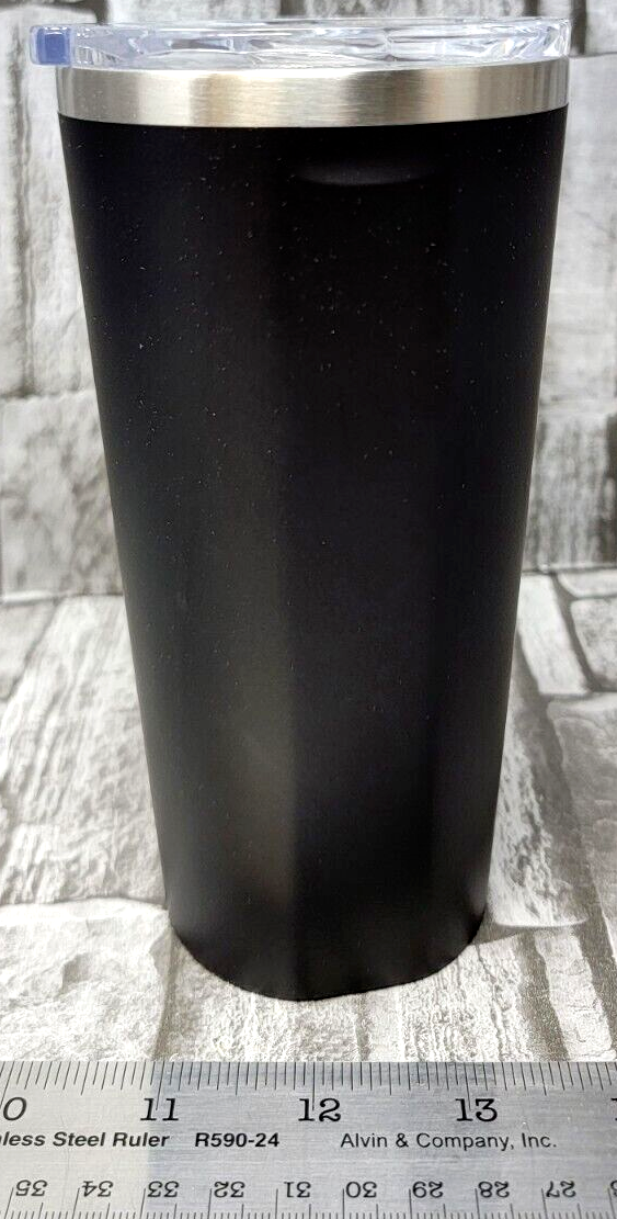 Corkcicle Tumbler Insulated Stainless Steel matte black 16 oz New free
