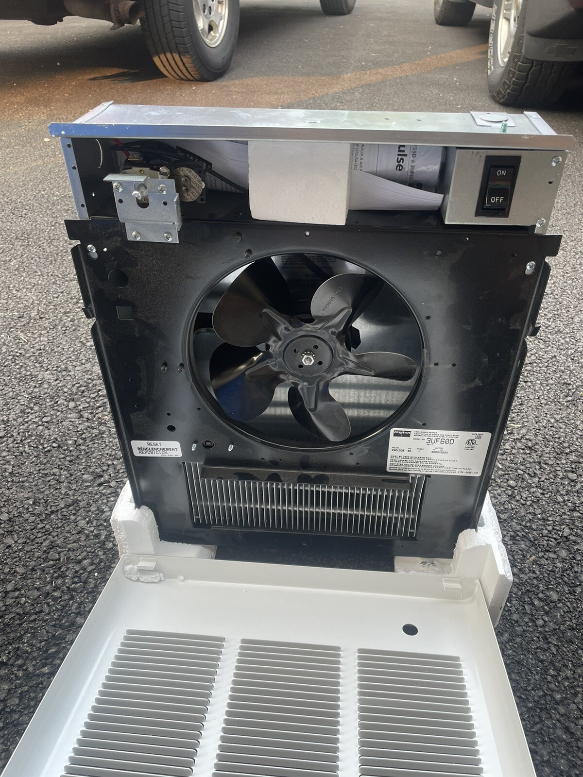 Dayton Electric Wall Heater Northern White 3UF60 for sale online | eBay