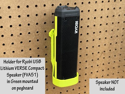 Holder for Ryobi USB Lithium VERSE Compact Speaker | Does NOT include speaker |