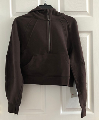 Lululemon Scuba レディース ゆったりしたジッパーパーカーS/XS NEW LULULEMON Scuba Oversized Half-Zip Hoodie Size XS/S